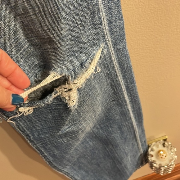 J CREW women’s Vintage matchstick low rise slim leg jeans distressed 29R - Picture 8 of 15